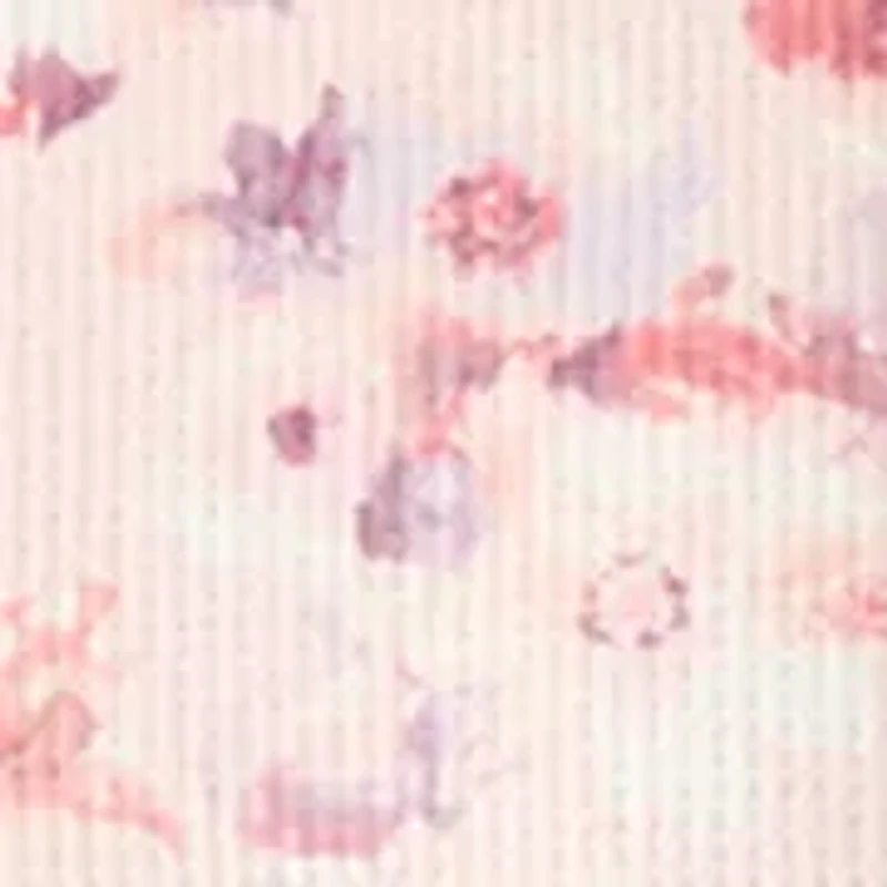 Women's Relaxed Crop Printed Long Sleeve Top