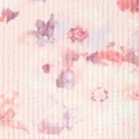 Women's Relaxed Crop Printed Long Sleeve Top