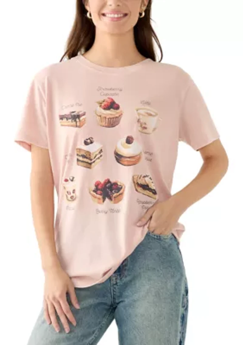 Women's Printed Desserts T-Shirt