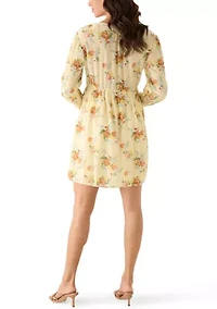Women's Long Sleeve V-Neck Dress