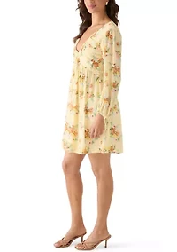 Women's Long Sleeve V-Neck Dress