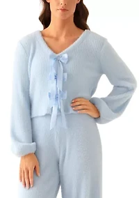 Women's Tie Front Bow Top