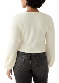 Women's Tie Front Bow Top