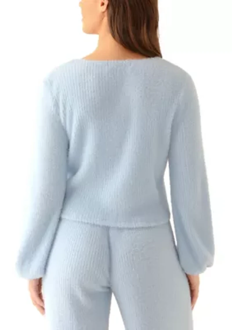 Women's Tie Front Bow Top