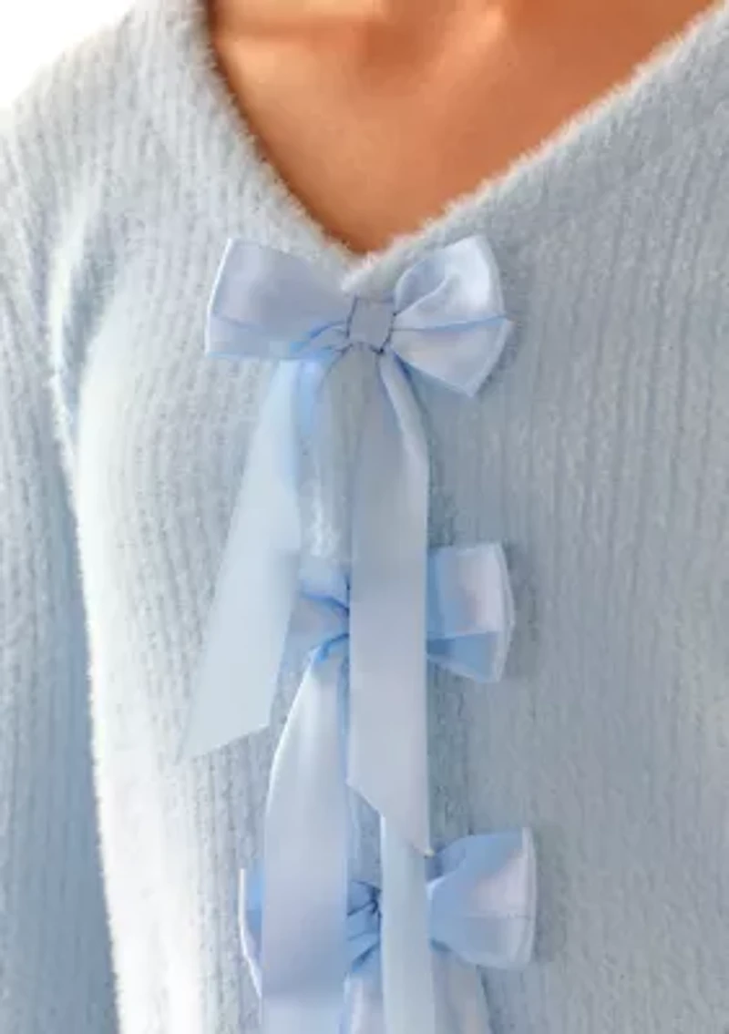 Women's Tie Front Bow Top