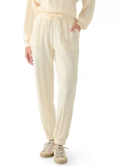 Women's Cable Knit Joggers