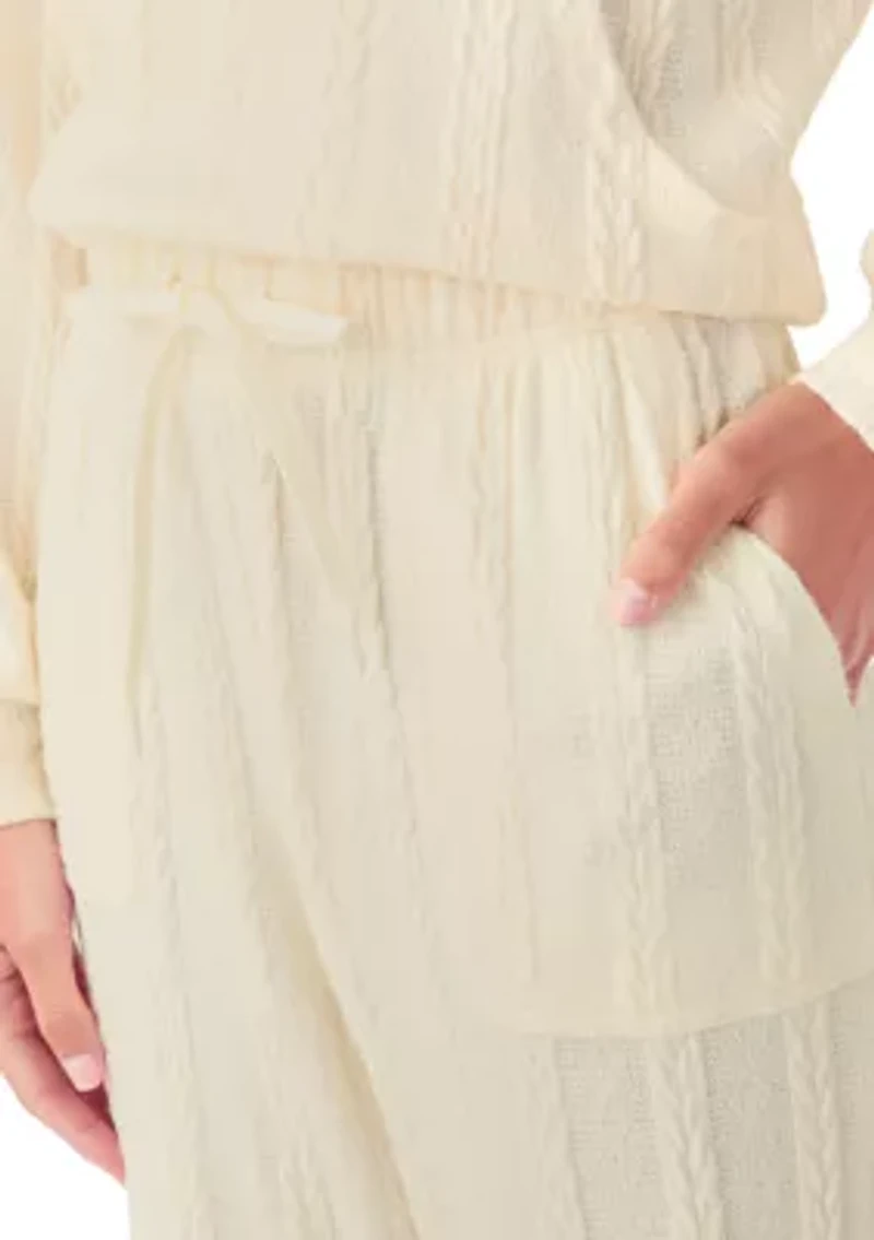 Women's Cable Knit Joggers