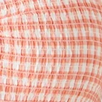 Plus Short Sleeve Smocked Sweetheart Neck Bodice Dress