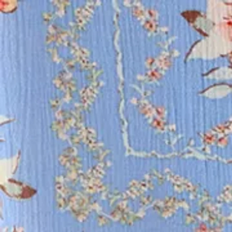 Women's Smocked Waist Pants with Front Tie