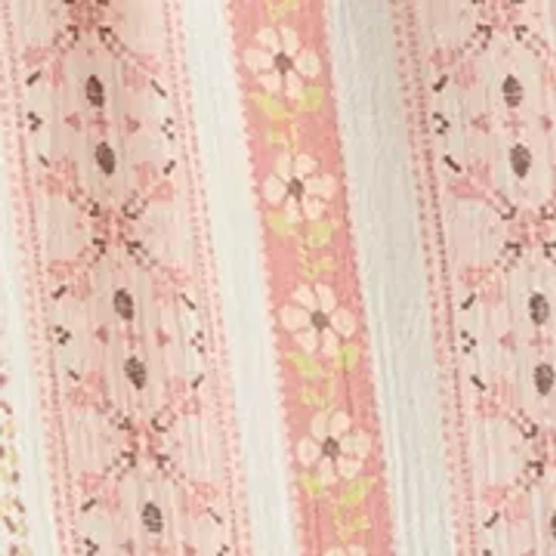 Women's Smocked Waist Pants with Front Tie