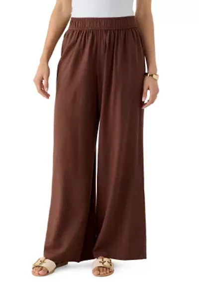Women's Pull On Wide Leg Pants