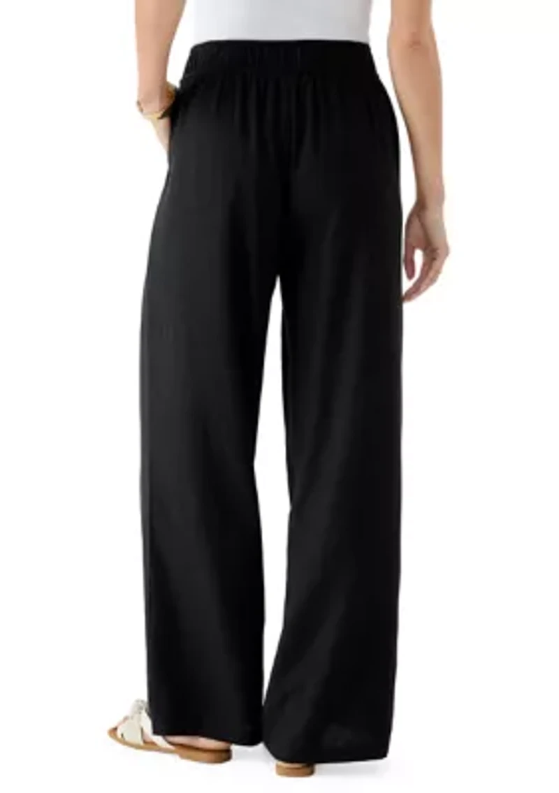 Women's Pull On Wide Leg Pants