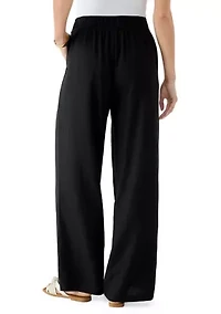 Women's Pull On Wide Leg Pants