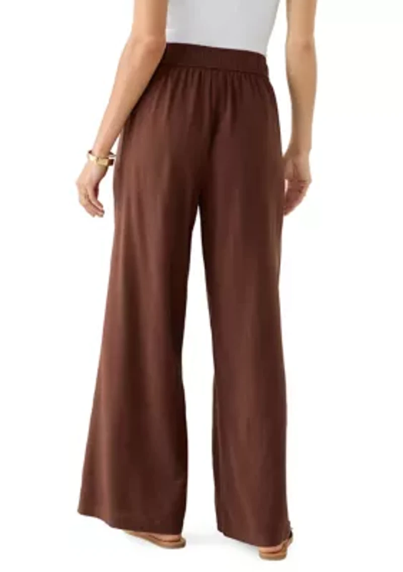 Women's Pull On Wide Leg Pants