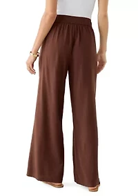Women's Pull On Wide Leg Pants