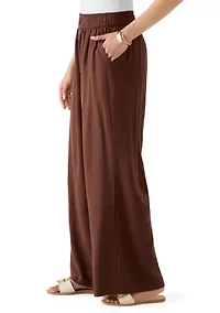 Women's Pull On Wide Leg Pants