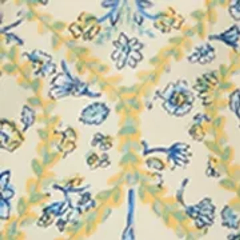 Women's Paisley Sleeveless Embroidered Edge Top