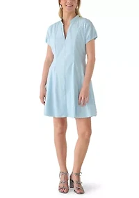 Women's Short Sleeve Mini Dress
