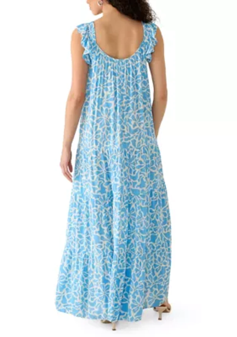 Women's Sleeveless Tuff Tiered Maxi Sundress
