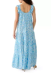 Women's Sleeveless Tuff Tiered Maxi Sundress