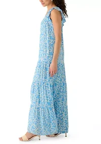 Women's Sleeveless Tuff Tiered Maxi Sundress