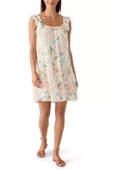 Women's Sleeveless Ruffle Tiered Mini Dress