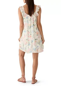 Women's Sleeveless Ruffle Tiered Mini Dress