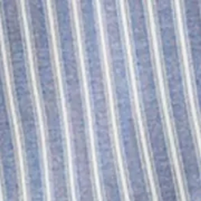 Women's Striped Drawstring Contrast Hem Pants