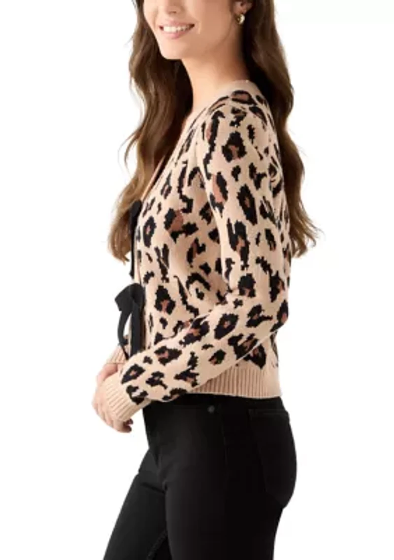 Women's Bow Front Tie Sweater