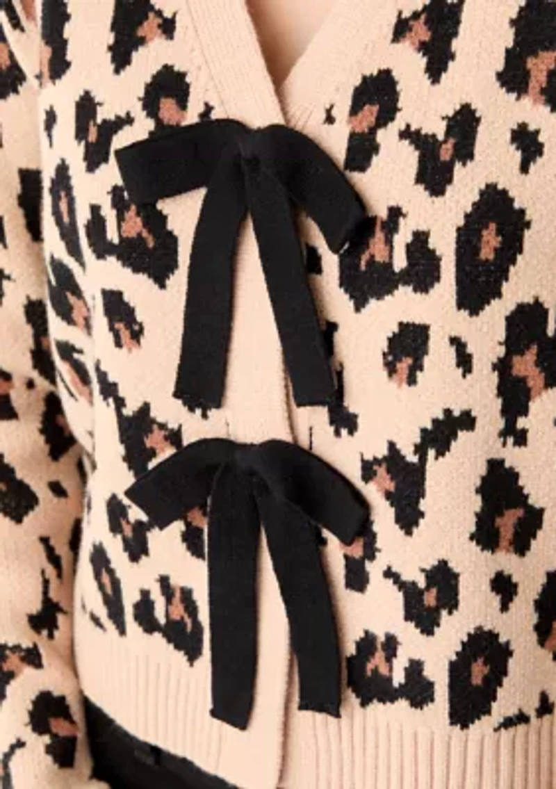 Women's Bow Front Tie Sweater