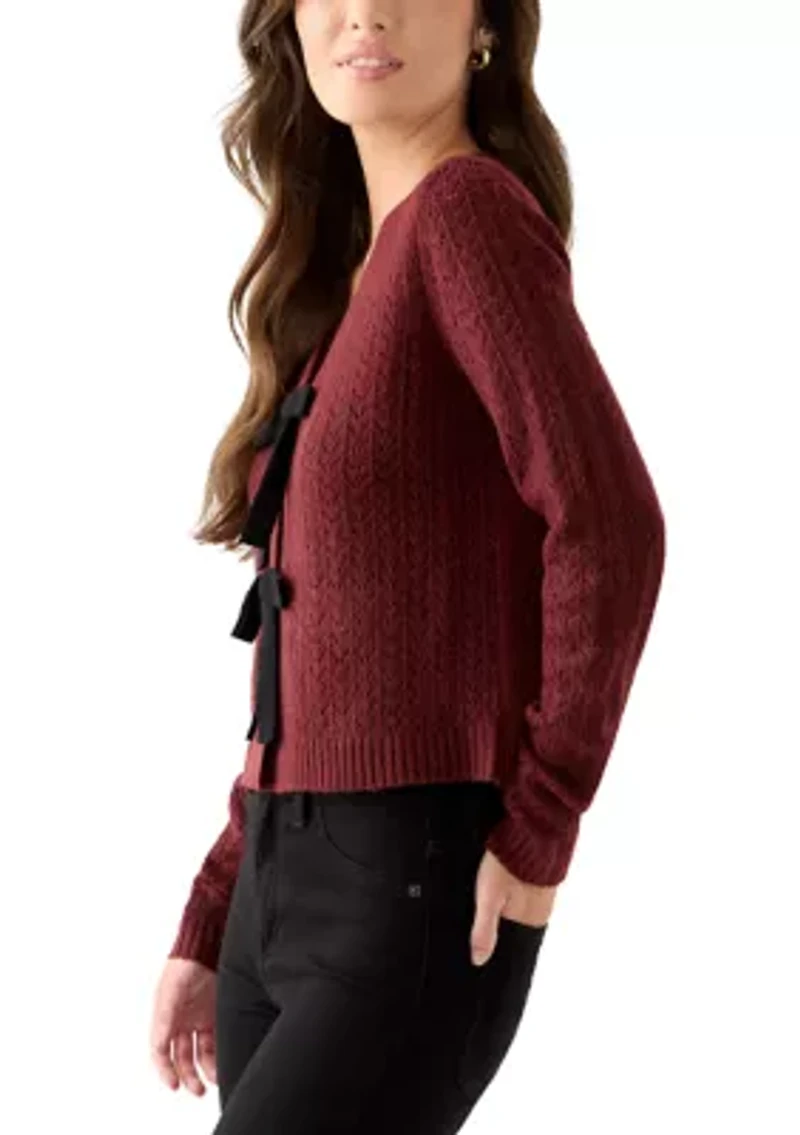 Women's Front Bow Tie Sweater