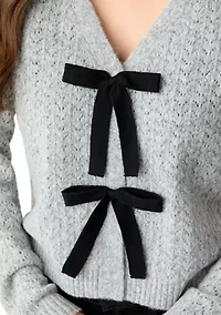 Women's Front Bow Tie Sweater