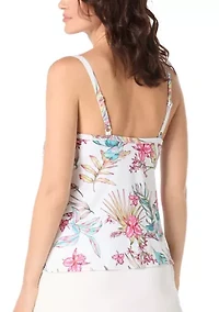 Plus Endless Summer Jane Ruffle Tiered Tankini Top