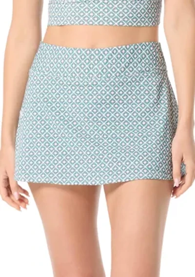 Geometric Print Emma Swim Skirt