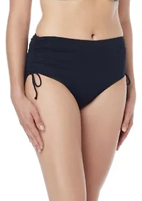 Hayden Adjustable Side High Waist Swim Bikini Bottoms