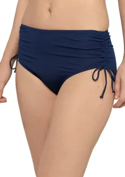 Hayden Adjustable Side High Waist Swim Bikini Bottoms