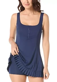 Women's Zip Front Monroe Swimdress