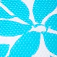 Key West Piqué Smocked Waist Blouson Tankini Swim Top