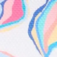 Plus Bora Floral Cross Band Swim Top