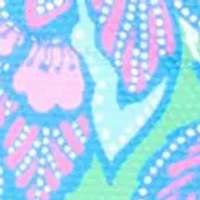 Plus Mosaic Racerback Tankini Swim Top