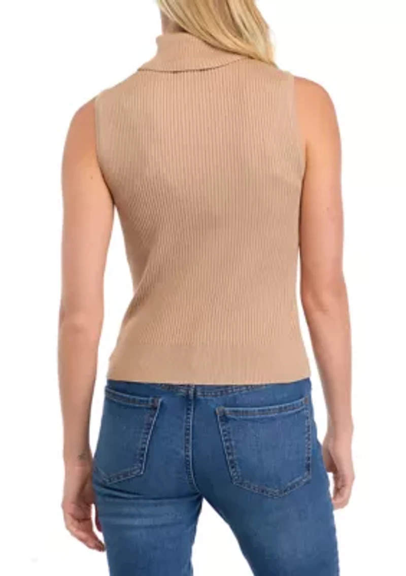 Petite Ribbed Muscle Tank Top