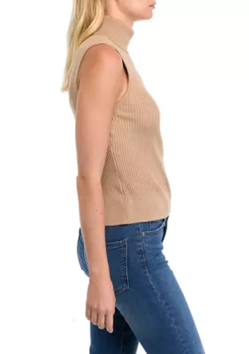 Petite Ribbed Muscle Tank Top