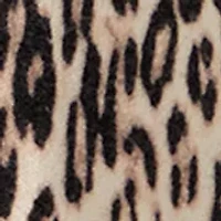 Plus Animal Print Cardigan