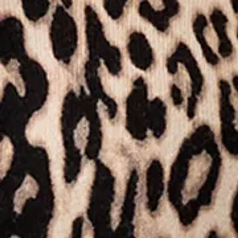 Petite Heather Leopard Button Down Cardigan