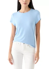 Petite Scallop Neck T-Shirt