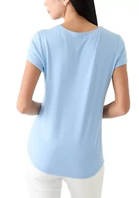 Petite Scallop Neck T-Shirt