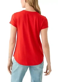 Petite Scallop Neck T-Shirt