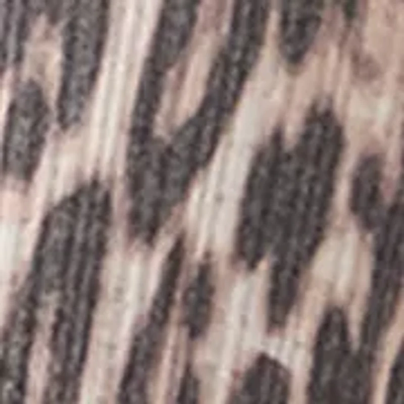 Petite Printed Ruffle Hem Top