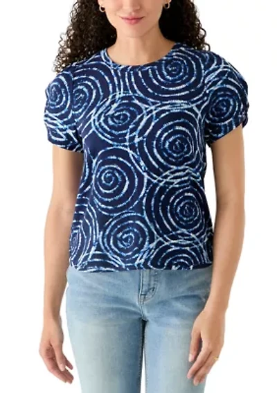 Petite Puff Sleeve Knit Top