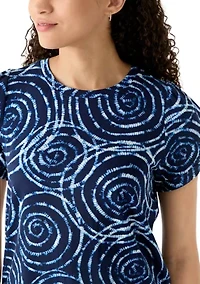 Petite Puff Sleeve Knit Top